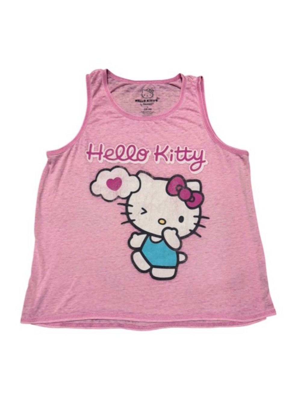 Sanrio Hello Kitty Pink Graphic Tank Top